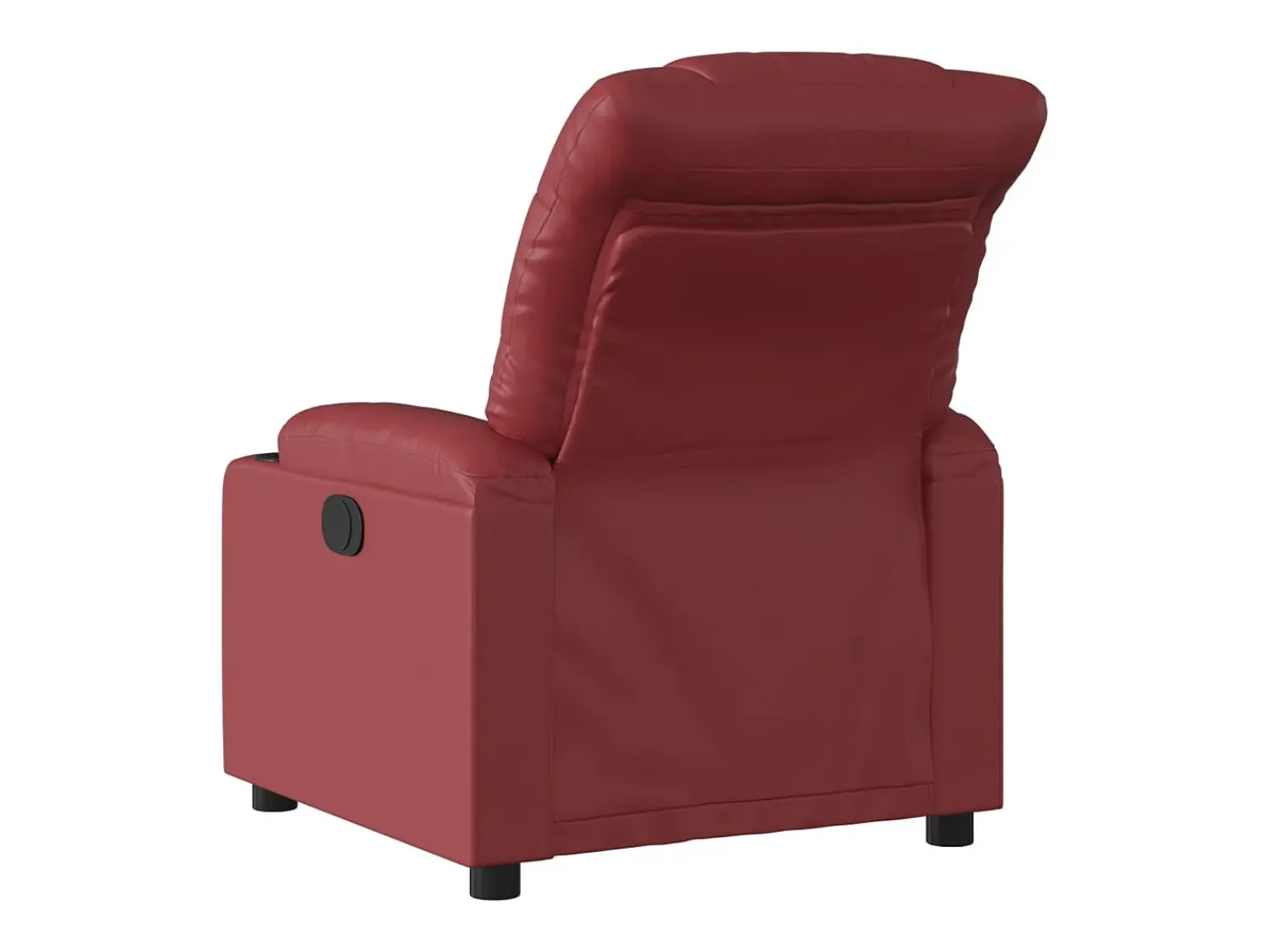 Poltrona| Poltrona reclinável couro artificial tinto SHL200368 Vermelho