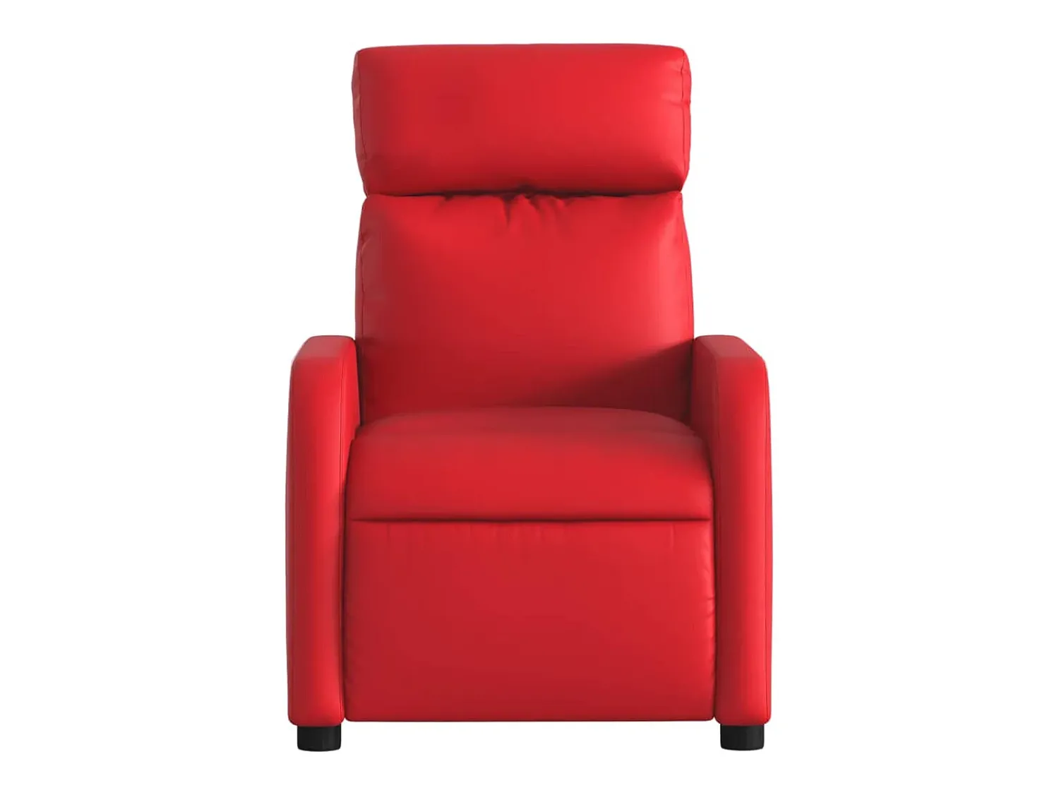 Poltrona reclinável couro artificial SHL456522^ Poltrona