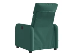 Online Poltrona reclinável de massagens elétrica tecido verde-escuro SHL217937 Verde pinho