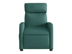 Online Poltrona reclinável de massagens elétrica tecido verde-escuro SHL217937 Verde pinho