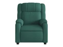 Poltrona| Poltrona reclinável de massagens elétrica tecido verde-escuro SHL873722 Verde pinho