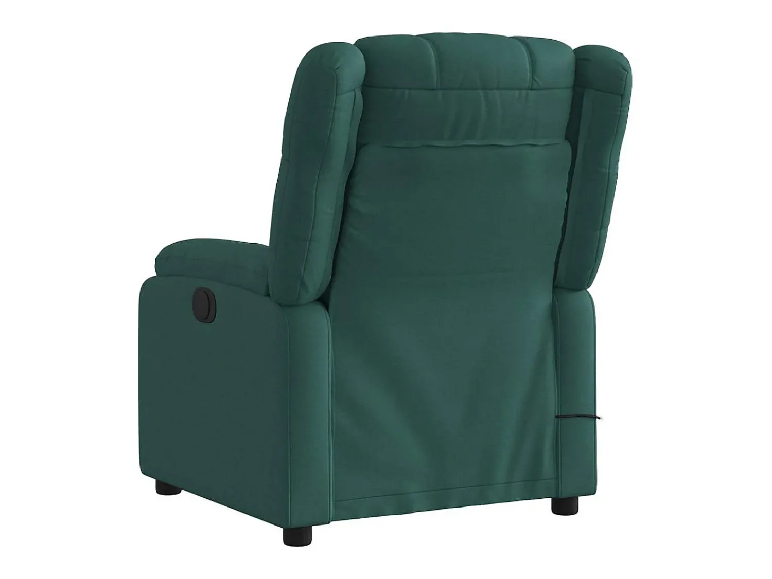Poltrona| Poltrona reclinável de massagens elétrica tecido verde-escuro SHL873722 Verde pinho
