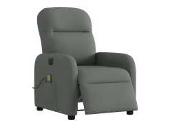 Poltrona| Poltrona reclinável de massagens elétrica tecido cinza-escuro SHL240922 Cinza antracite