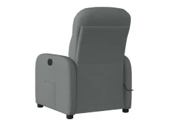 Poltrona| Poltrona reclinável de massagens elétrica tecido cinza-escuro SHL240922 Cinza antracite