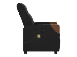 Poltrona| Poltrona reclinável de massagens elétrica tecido SHL85895 Preto