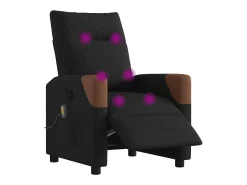 Poltrona| Poltrona reclinável de massagens elétrica tecido SHL85895 Preto
