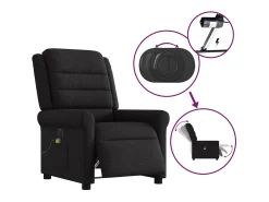 Poltrona* Poltrona reclinável de massagens elétrica tecido SHL222223 Preto