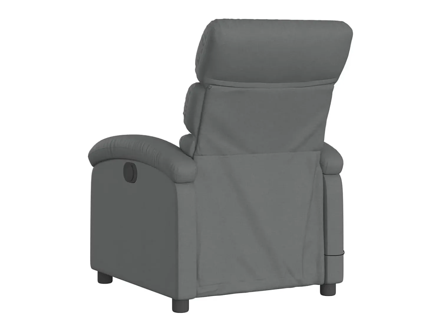 Poltrona| Poltrona reclinável de massagens elétrica tecido cinza-escuro SHL348393 Cinza antracite