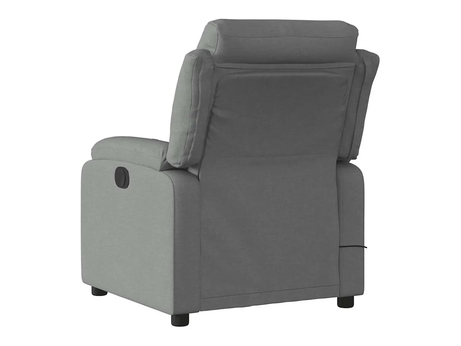 Poltrona* Poltrona reclinável de massagens elétrica tecido cinza-escuro SHL615806 Cinza antracite