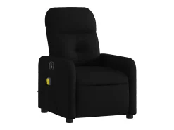 Poltrona| Poltrona reclinável de massagens elétrica tecido SHL107313 Preto