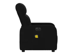 Poltrona| Poltrona reclinável de massagens elétrica tecido SHL107313 Preto