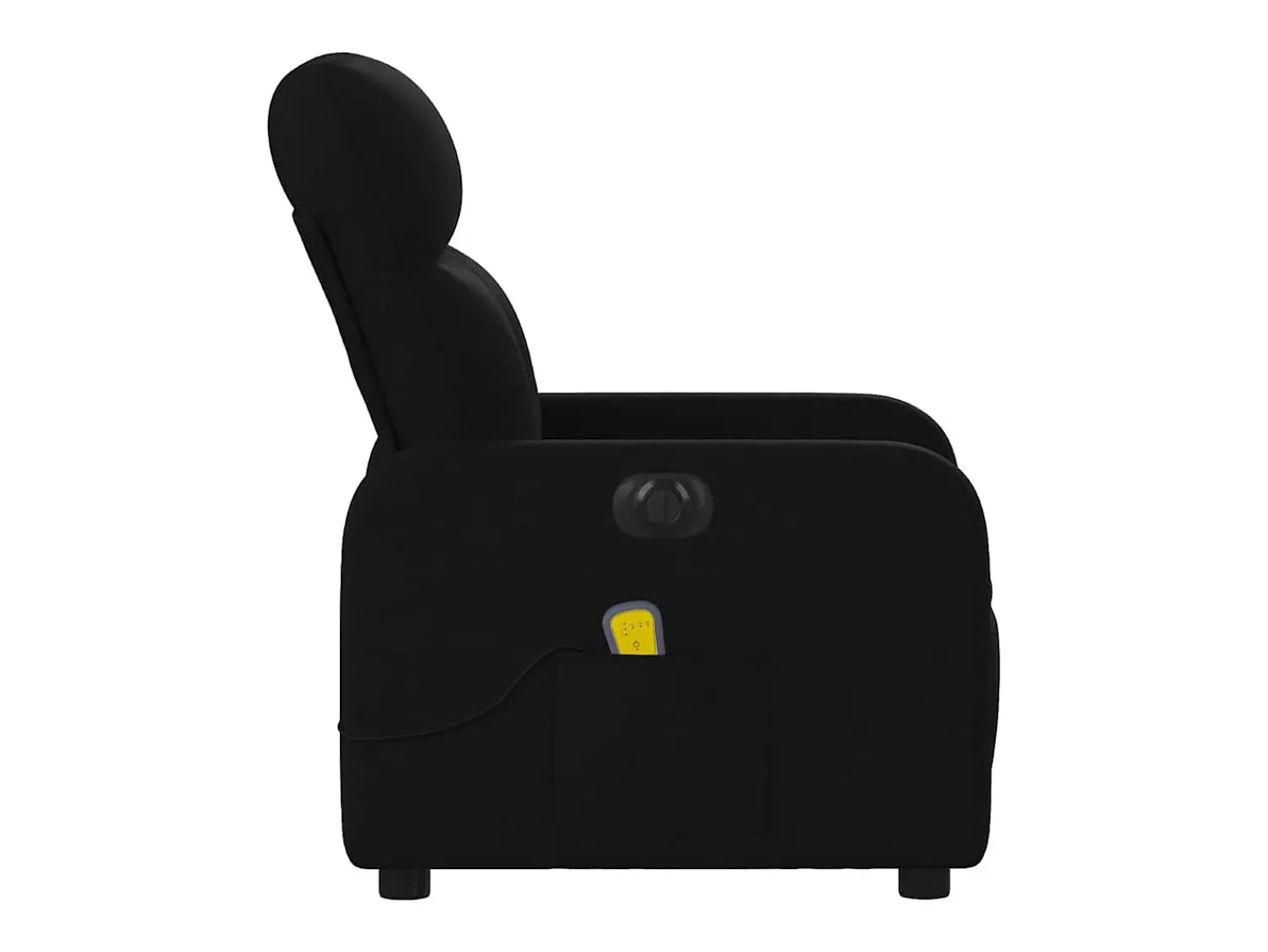 Poltrona| Poltrona reclinável de massagens elétrica tecido SHL107313 Preto