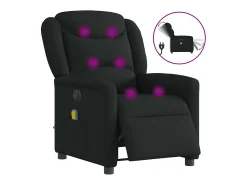 Poltrona reclinável de massagens elétrica tecido SHL61710^ Poltrona