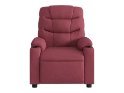 Poltrona* Poltrona reclinável de massagens elétrica tecido tinto SHL674043 Vermelho