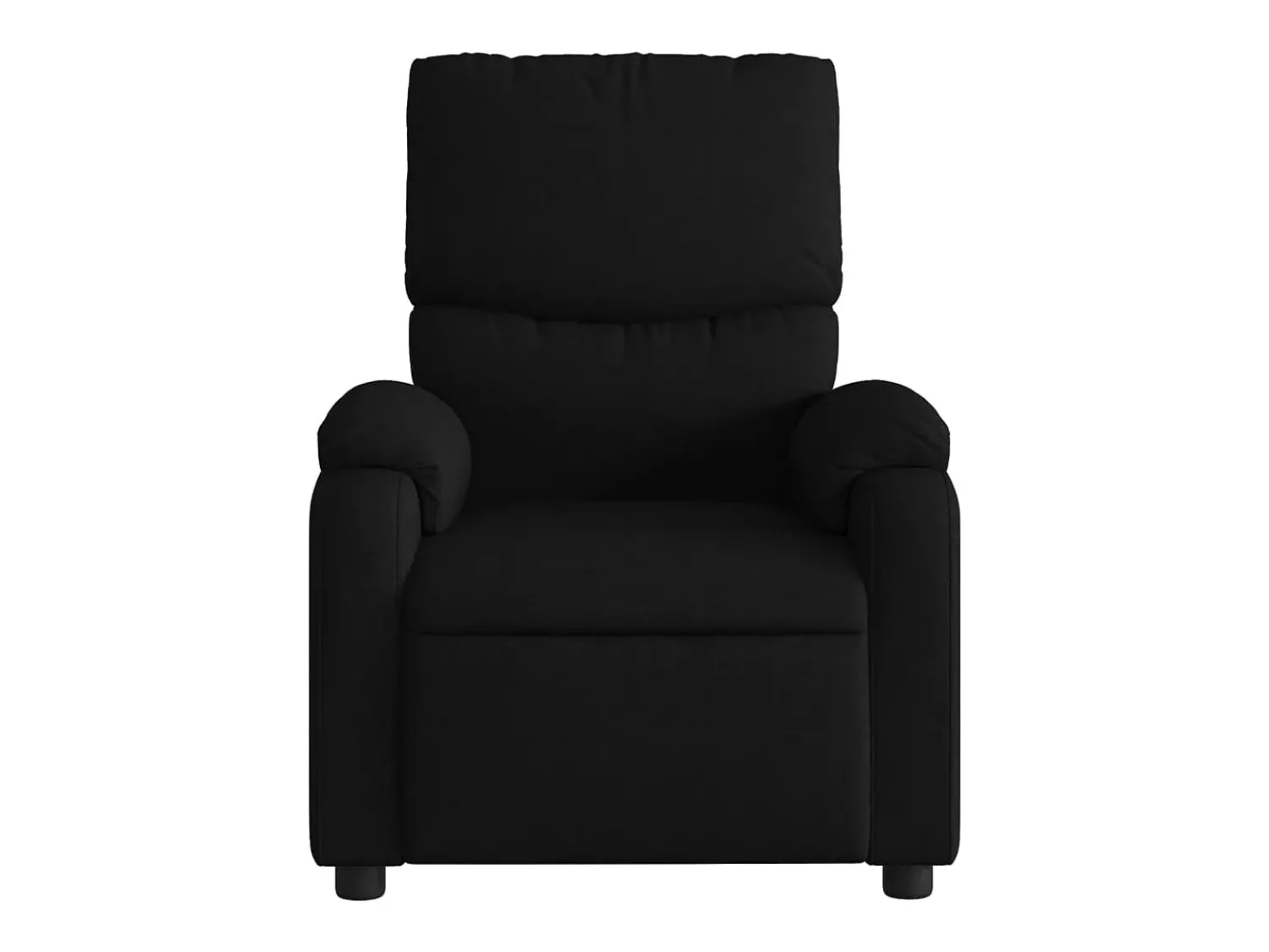 Sale Poltrona reclinável de massagens elétrica tecido SHL534106 Preto