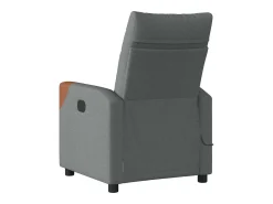 Online Poltrona reclinável de massagem em tecido cinza escuro SHL13623 Cinza antracite