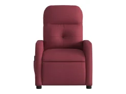 Poltrona* Poltrona reclinável de massagens elétrica tecido tinto SHL219745 Vermelho