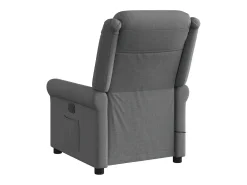 Poltrona* Poltrona reclinável de massagens elétrica tecido cinza-escuro SHL944028 Cinza antracite