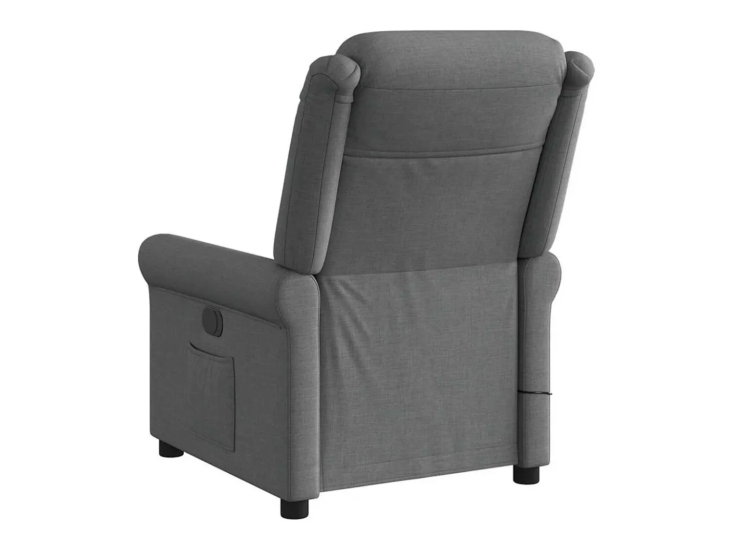 Poltrona* Poltrona reclinável de massagens elétrica tecido cinza-escuro SHL944028 Cinza antracite