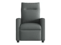 Poltrona reclinável de massagens elétrica tecido cinza-escuro SHL552768^ Poltrona