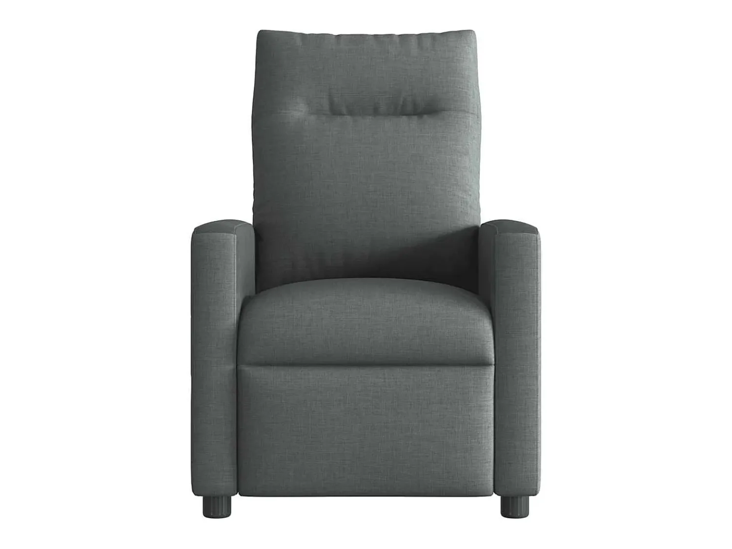 Poltrona reclinável de massagens elétrica tecido cinza-escuro SHL552768^ Poltrona