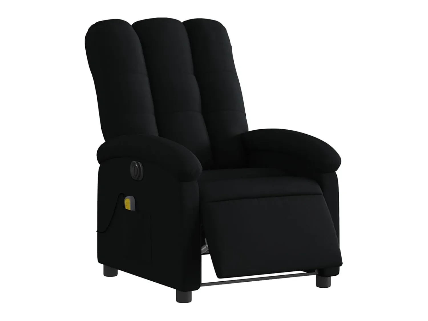 Online Poltrona reclinável de massagens elétrica tecido SHL826060 Preto