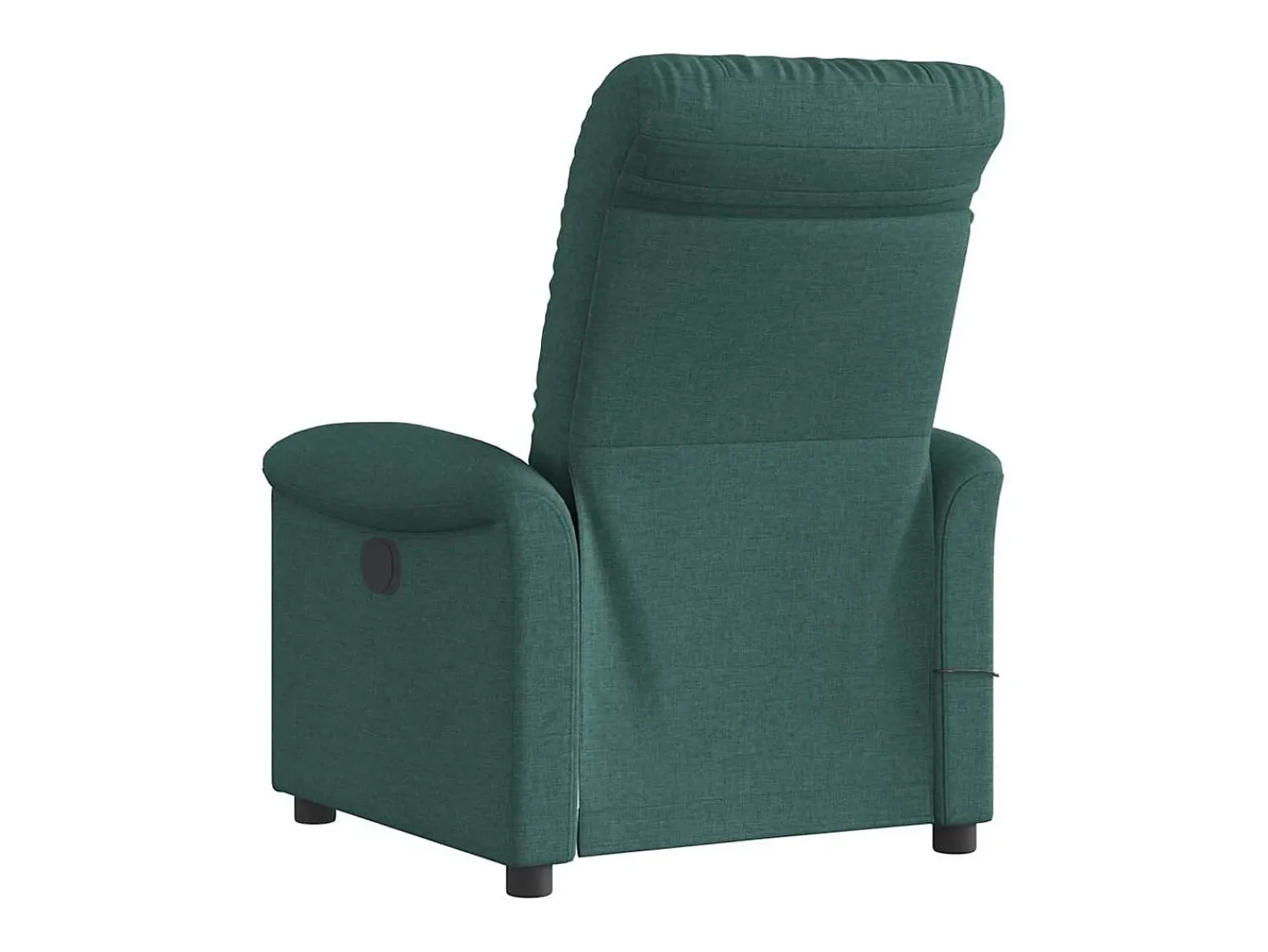 Outlet Poltrona reclinável de massagens elétrica tecido verde-escuro SHL783868 Verde pinho