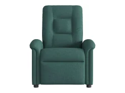 Outlet Poltrona reclinável de massagens elétrica tecido verde-escuro SHL783868 Verde pinho