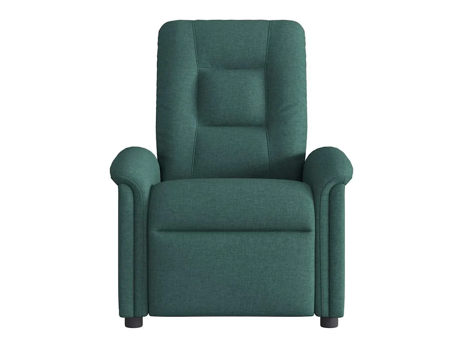 Outlet Poltrona reclinável de massagens elétrica tecido verde-escuro SHL783868 Verde pinho