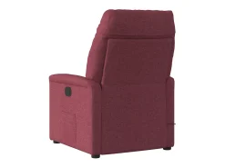 Poltrona| Poltrona reclinável de massagens elétrica tecido tinto SHL69680 Vermelho