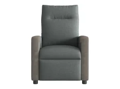 Poltrona* Poltrona reclinável de massagens elétrica tecido cinza-escuro SHL576713 Cinza antracite
