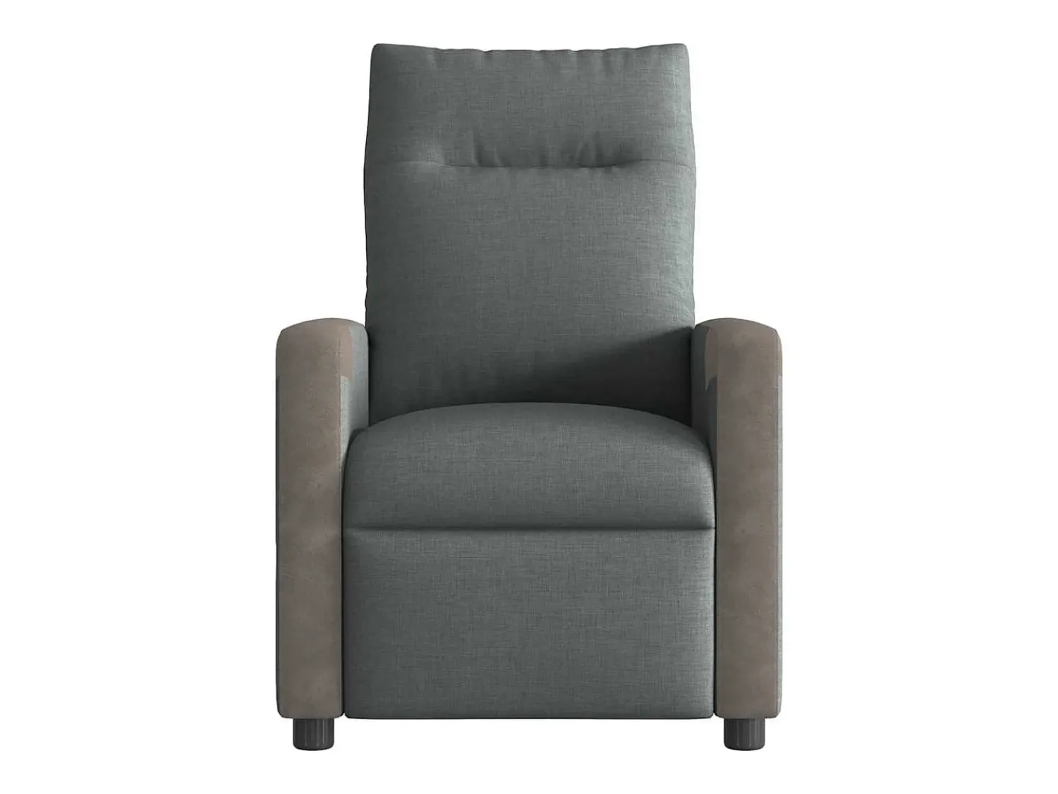 Poltrona* Poltrona reclinável de massagens elétrica tecido cinza-escuro SHL576713 Cinza antracite