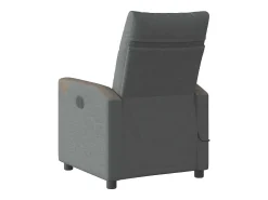 Poltrona* Poltrona reclinável de massagens elétrica tecido cinza-escuro SHL576713 Cinza antracite