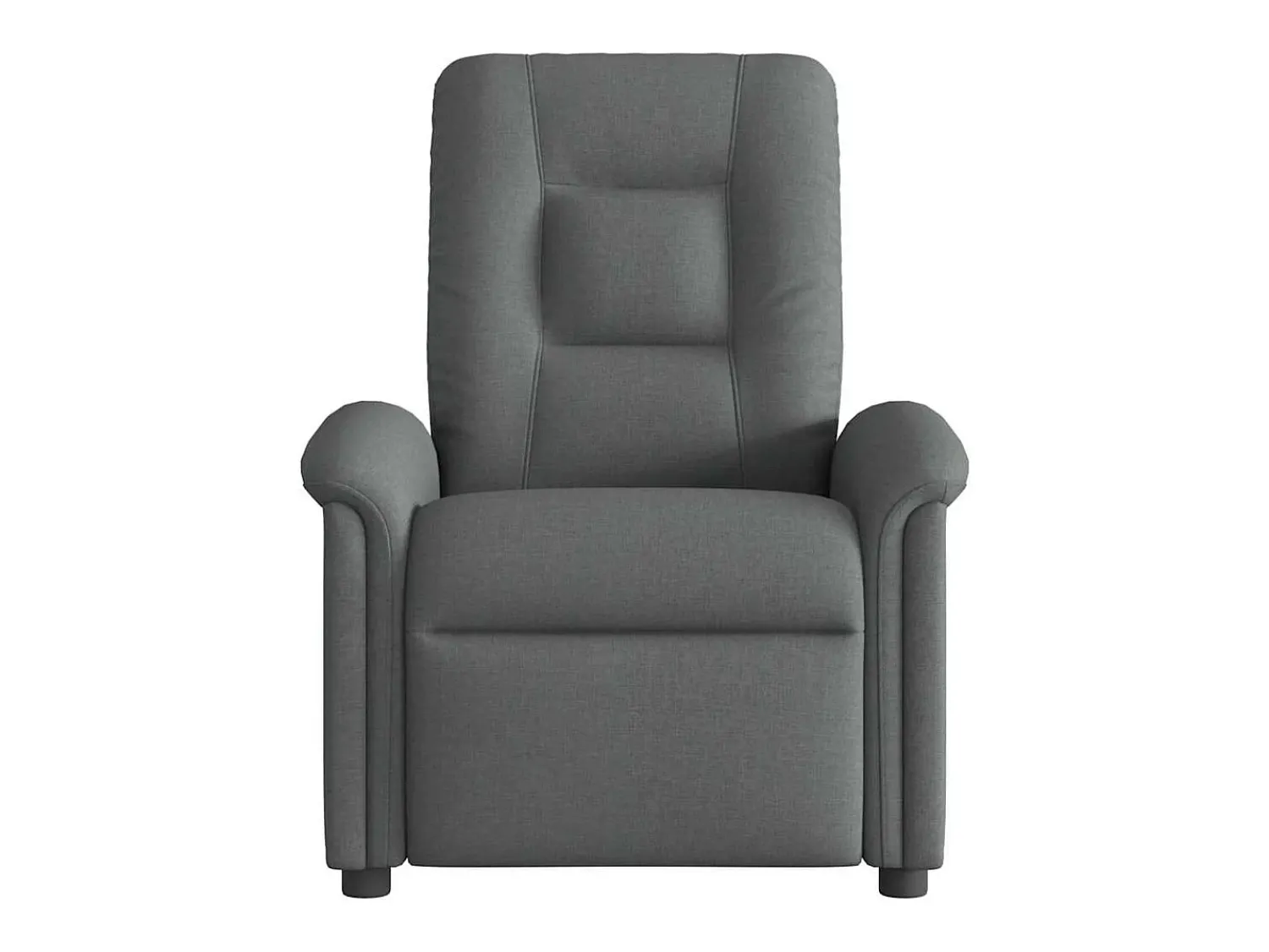 Poltrona reclinável de massagem em tecido cinza escuro SHL221787^ Poltrona