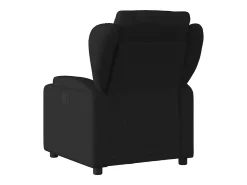 Sale Poltrona reclinável de massagens elétrica tecido SHL881351 Preto