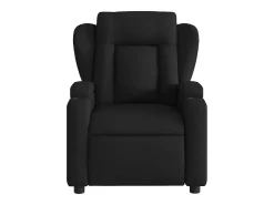 Sale Poltrona reclinável de massagens elétrica tecido SHL881351 Preto