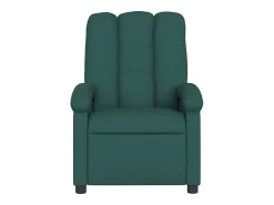 Poltrona reclinável de massagens elétrica tecido verde-escuro SHL691505^ Poltrona