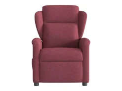 Poltrona reclinável de massagens elétrica tecido tinto SHL813181^ Poltrona