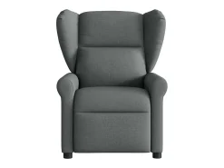 Poltrona| Poltrona reclinável de massagens elétrica tecido cinza-escuro SHL38963 Cinza antracite