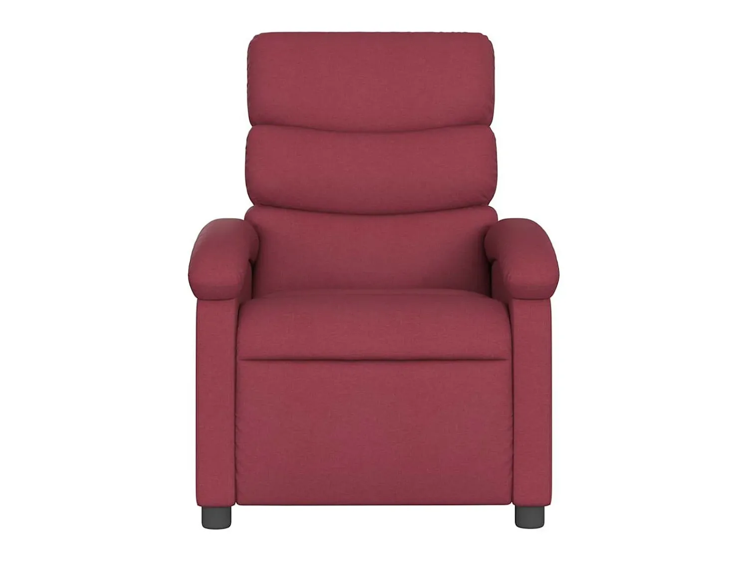 Poltrona* Poltrona reclinável de massagens elétrica tecido tinto SHL965713 Vermelho