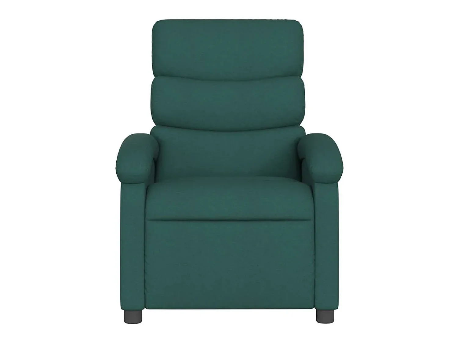 Poltrona reclinável de massagens elétrica tecido verde-escuro SHL953568^ Poltrona
