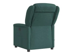 Poltrona* Poltrona reclinável de massagens elétrica tecido verde-escuro SHL382449 Verde pinho