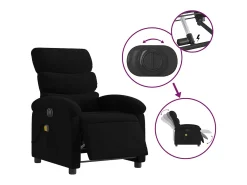 Poltrona reclinável de massagens elétrica tecido SHL510690^ Poltrona