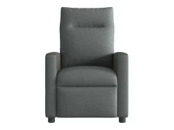 Poltrona reclinável de massagem em tecido cinza escuro SHL650100^ Poltrona