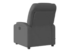 Poltrona reclinável de massagens elétrica tecido cinza-escuro SHL942676^ Poltrona