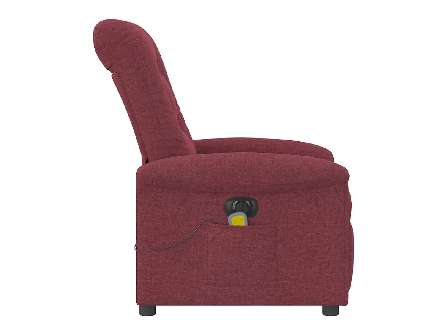 Poltrona| Poltrona reclinável de massagens elétrica tecido tinto SHL254001 Vermelho