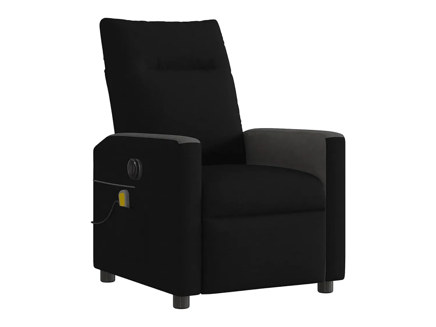 Poltrona* Poltrona reclinável de massagens elétrica tecido SHL112824 Preto