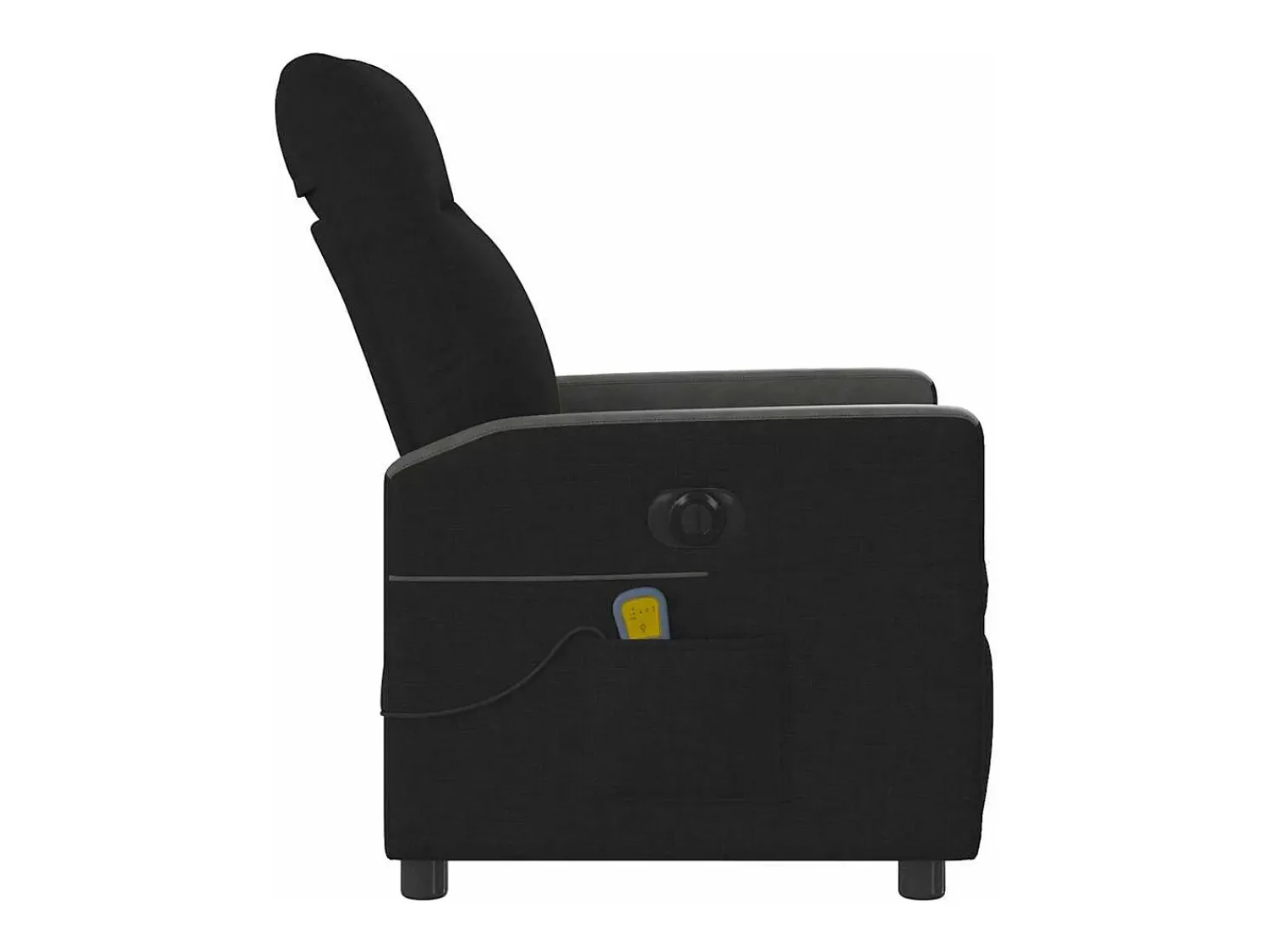 Poltrona* Poltrona reclinável de massagens elétrica tecido SHL112824 Preto