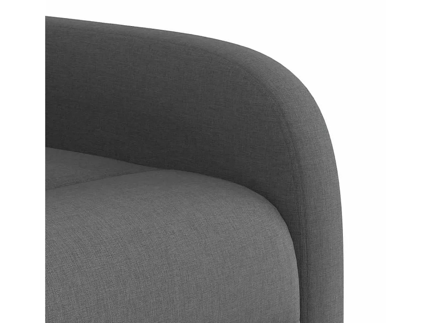 Best Poltrona reclinável de massagem em tecido cinza escuro SHL630541 Cinza antracite