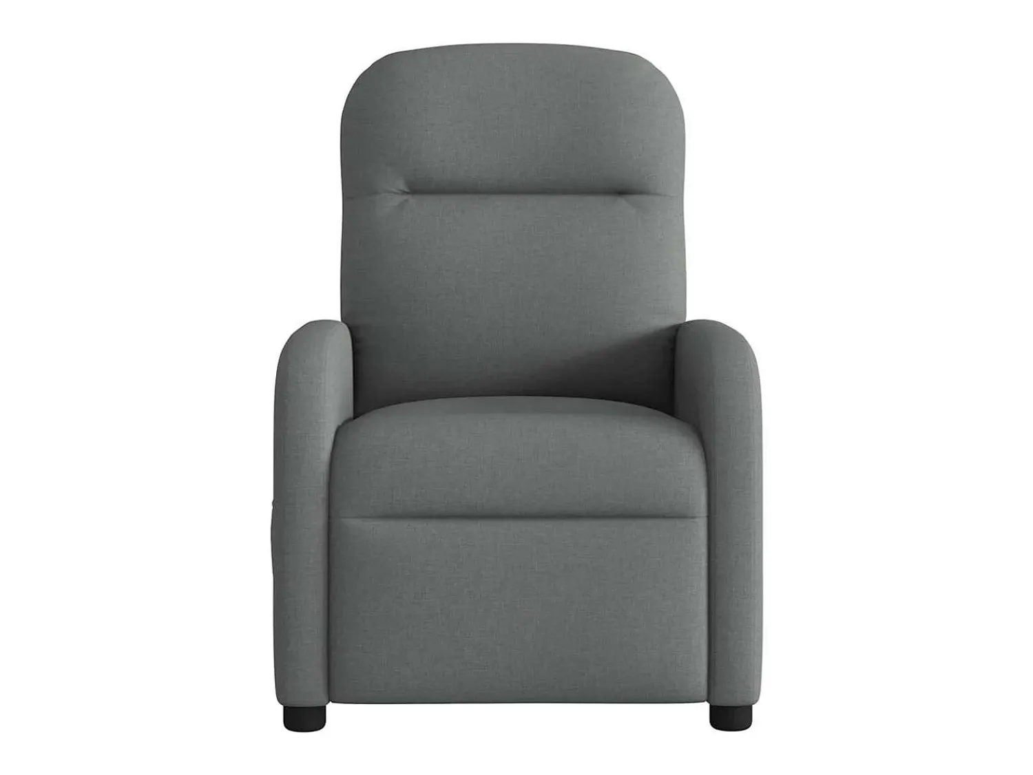 Best Poltrona reclinável de massagem em tecido cinza escuro SHL630541 Cinza antracite